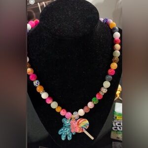 Customized handmade Beaded Candy Necklace